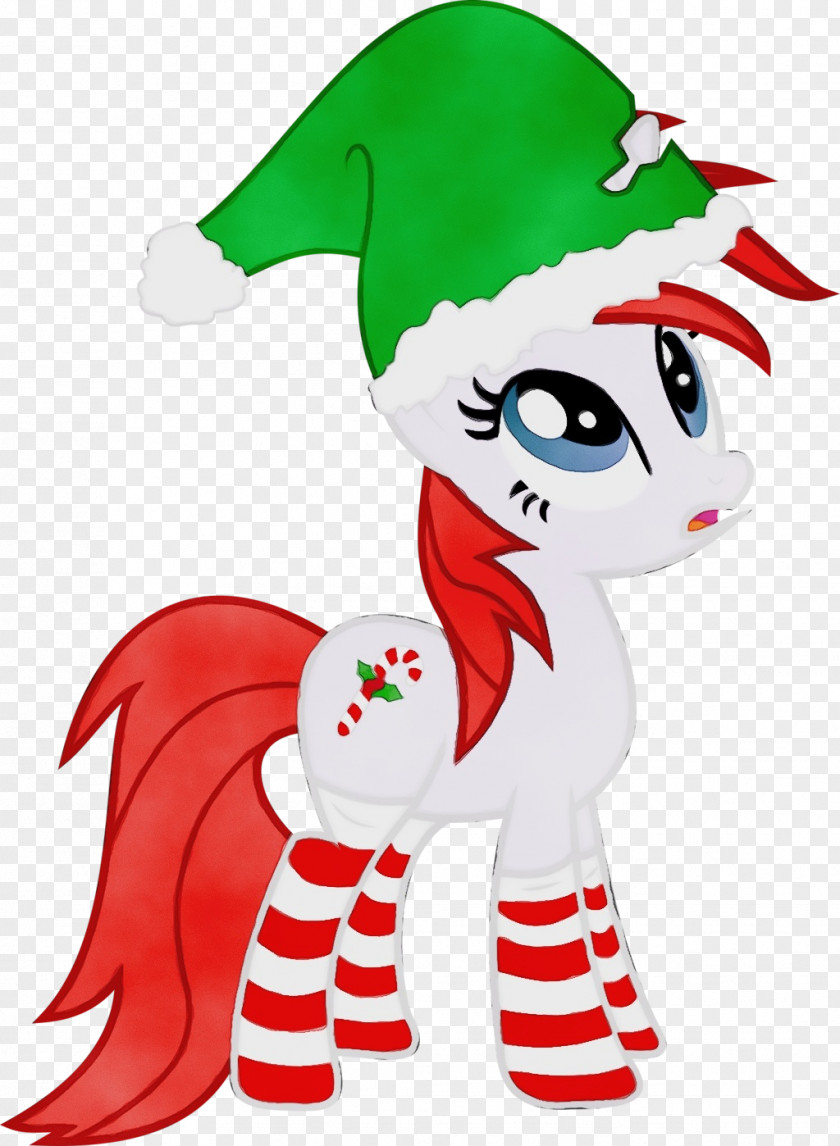 Jester Costume Hat Watercolor Christmas Tree PNG