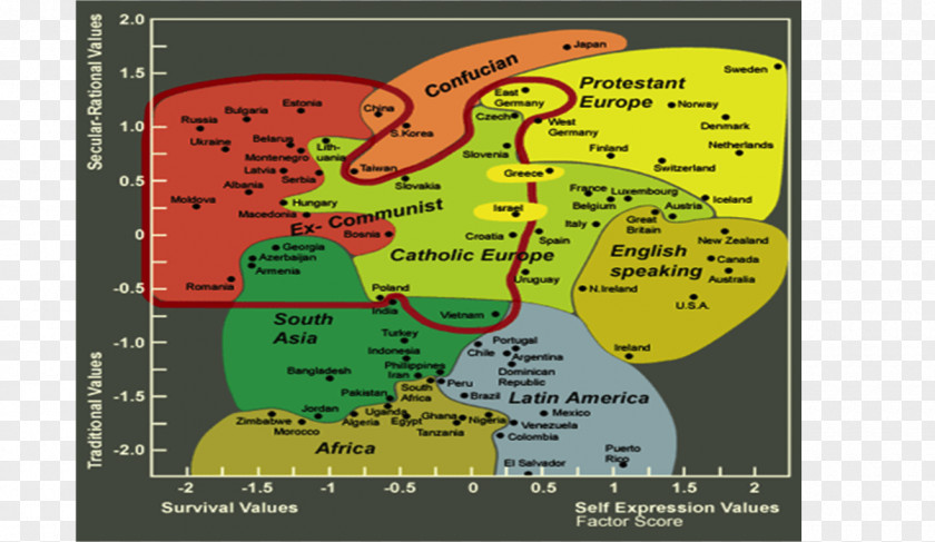 Map Culture Inglehart–Welzel Cultural Of The World Values Survey Sociology PNG