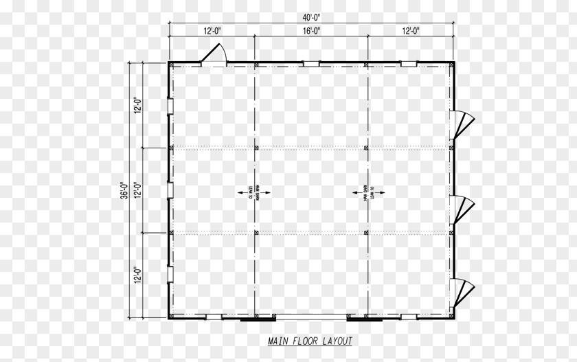 Sand Floor Horse Plan Barn Furniture PNG