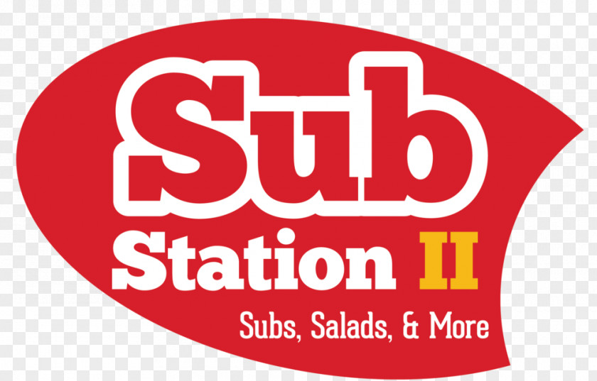 Sub Station II Logo Food Restaurant Submarine Sandwich PNG