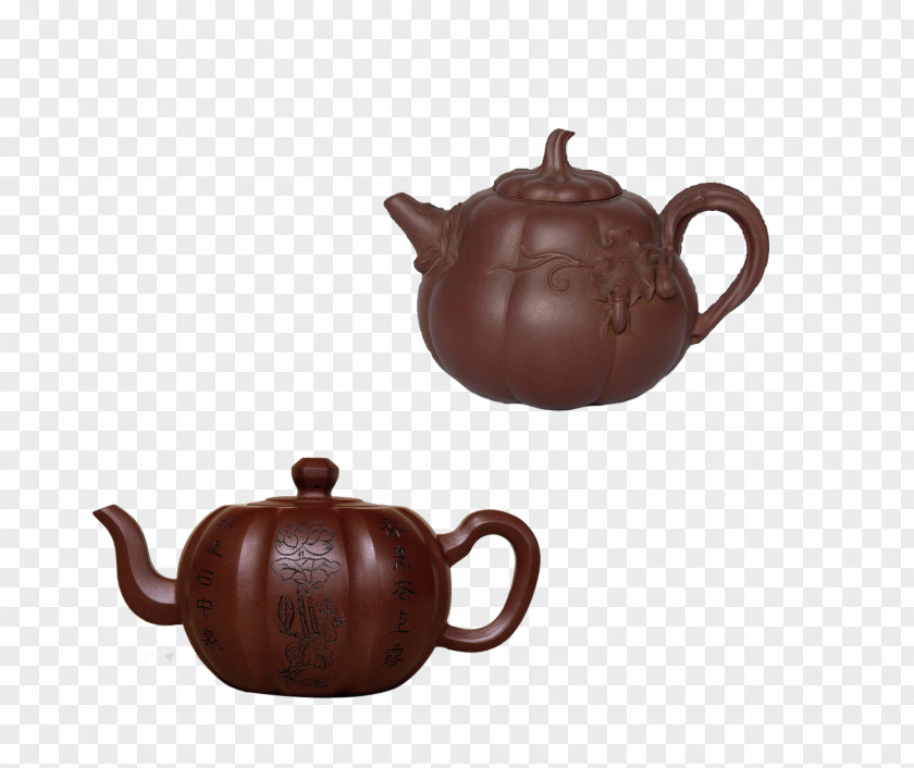 Yixing Tea Clay Teapot Teaware PNG