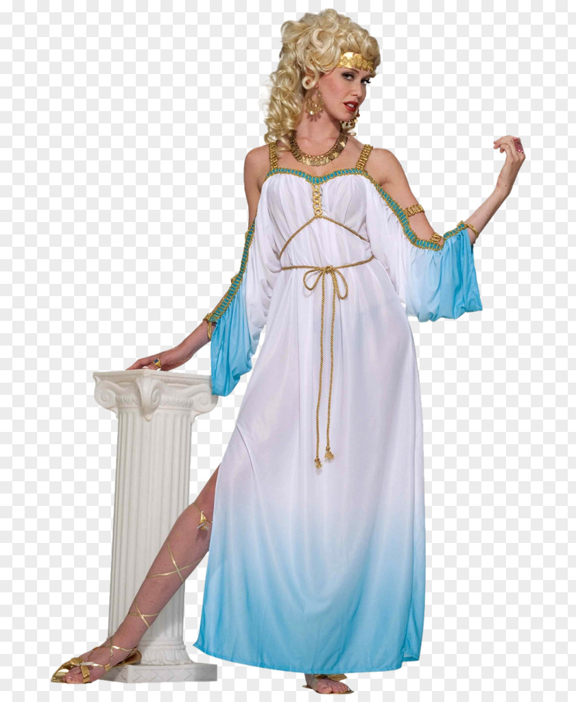 Goddess Hera Costume Greek Mythology Clothing PNG