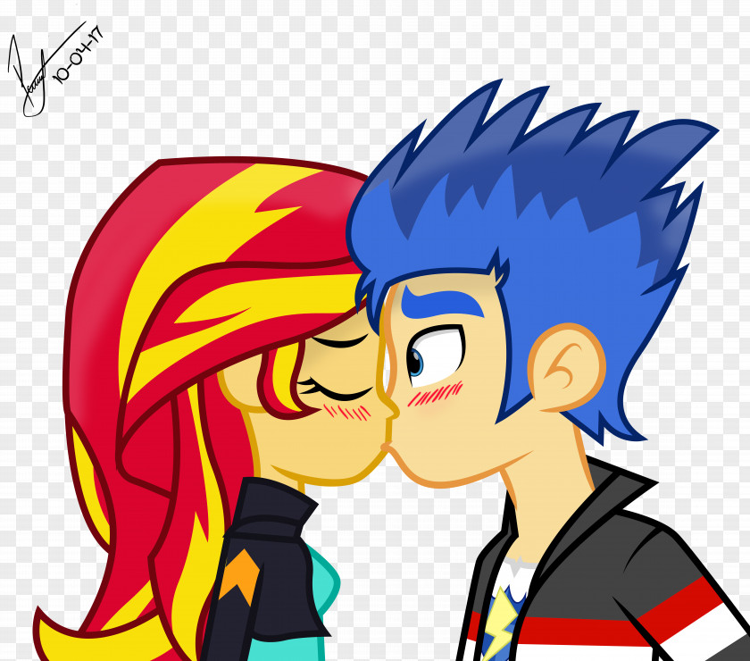 Kiss Sunset Shimmer Twilight Sparkle Flash Sentry My Little Pony: Equestria Girls PNG