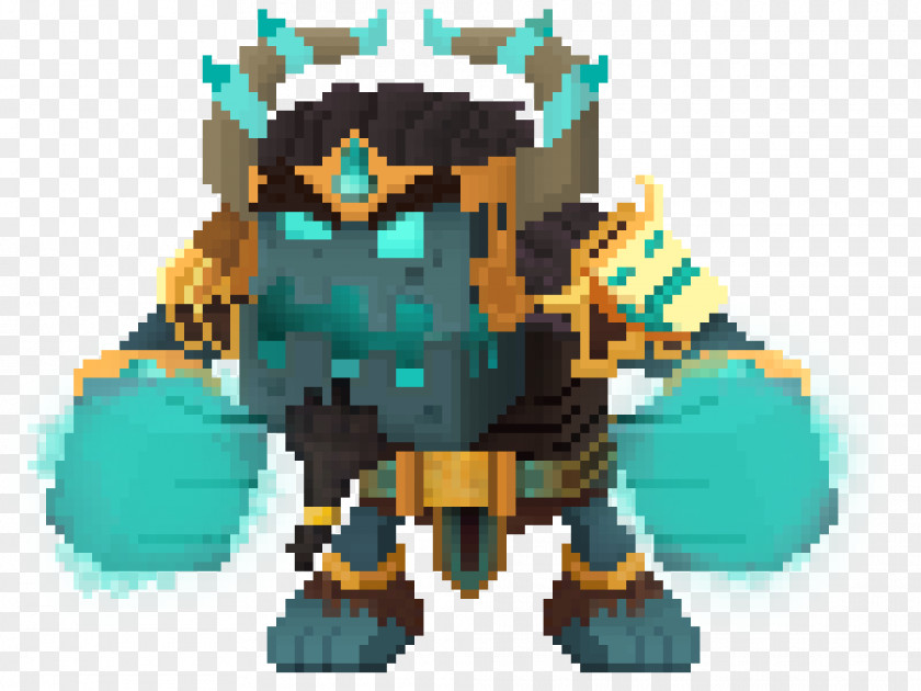 Pixel Dungeon Crawl Boss Art PNG