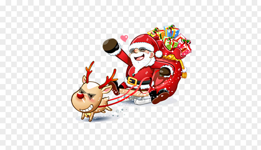 Santa Claus Giving Gifts Pxe8re Noxebl Christmas Clip Art PNG