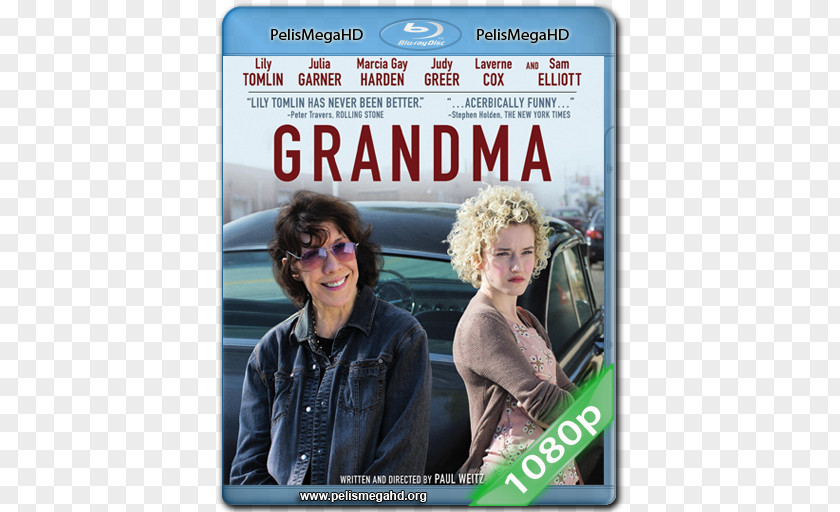 Actor Lily Tomlin Grandma Blu-ray Disc Film Comedy PNG