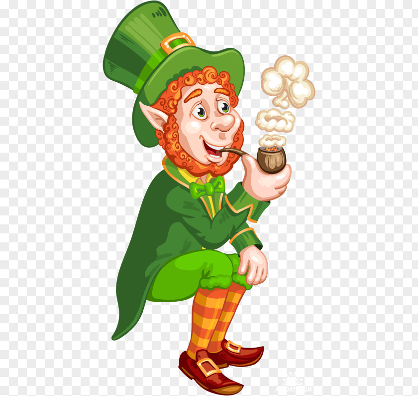 Saint Patrick's Day Leprechaun Ireland Shamrock Clip Art PNG