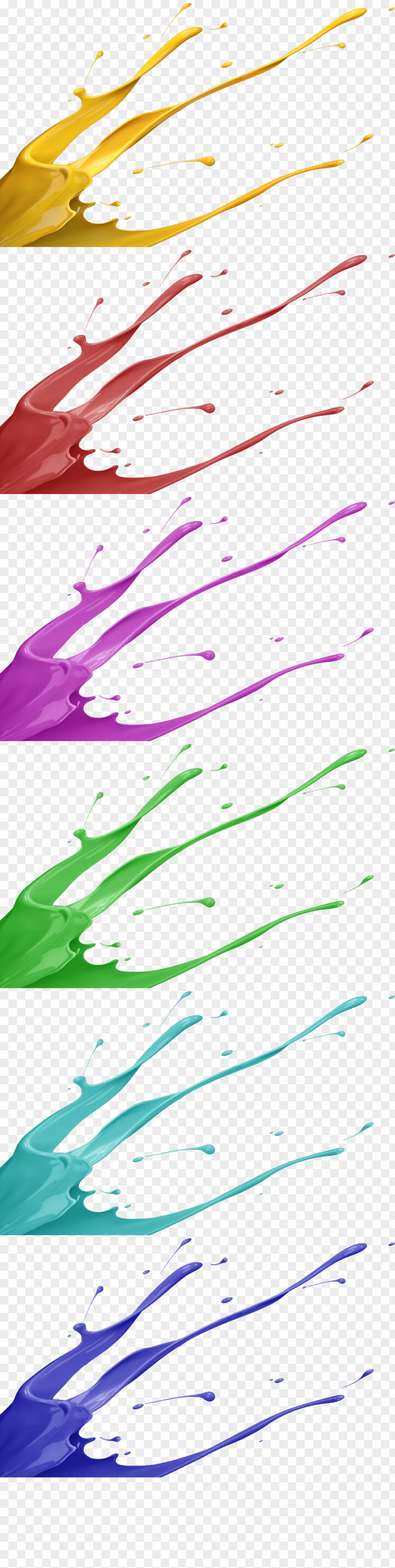 Color Splash Juice Pigment PNG