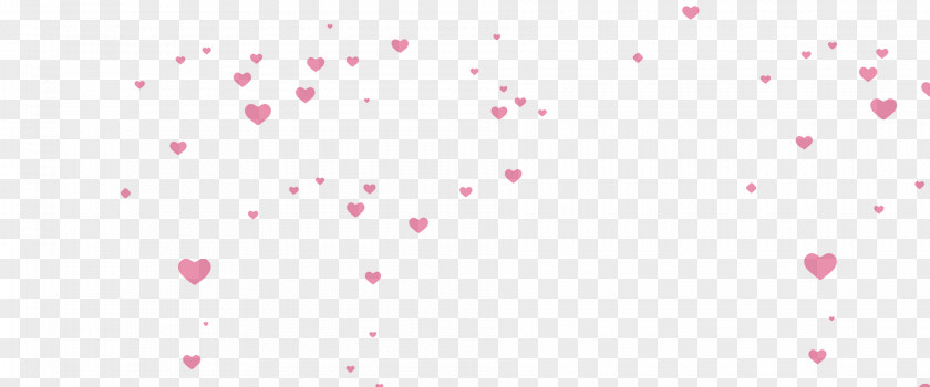 Floating Heart Graphic Design Petal Pattern PNG