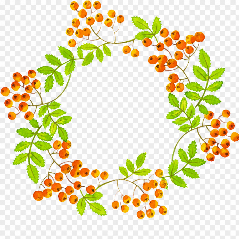 Floral Wreath Clip Art Leaf Image PNG