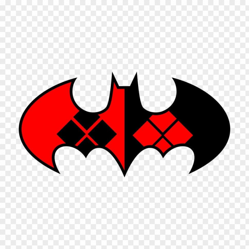 Harley Streamer Quinn Batman Joker Two-Face Logo PNG