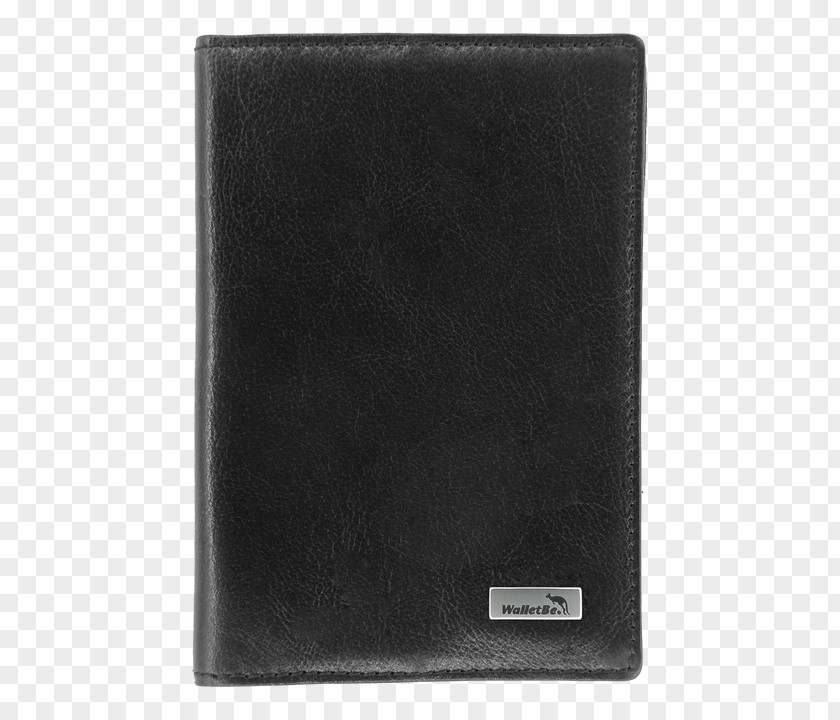 Leather Passport Cover Wallet Product Brand Black M PNG