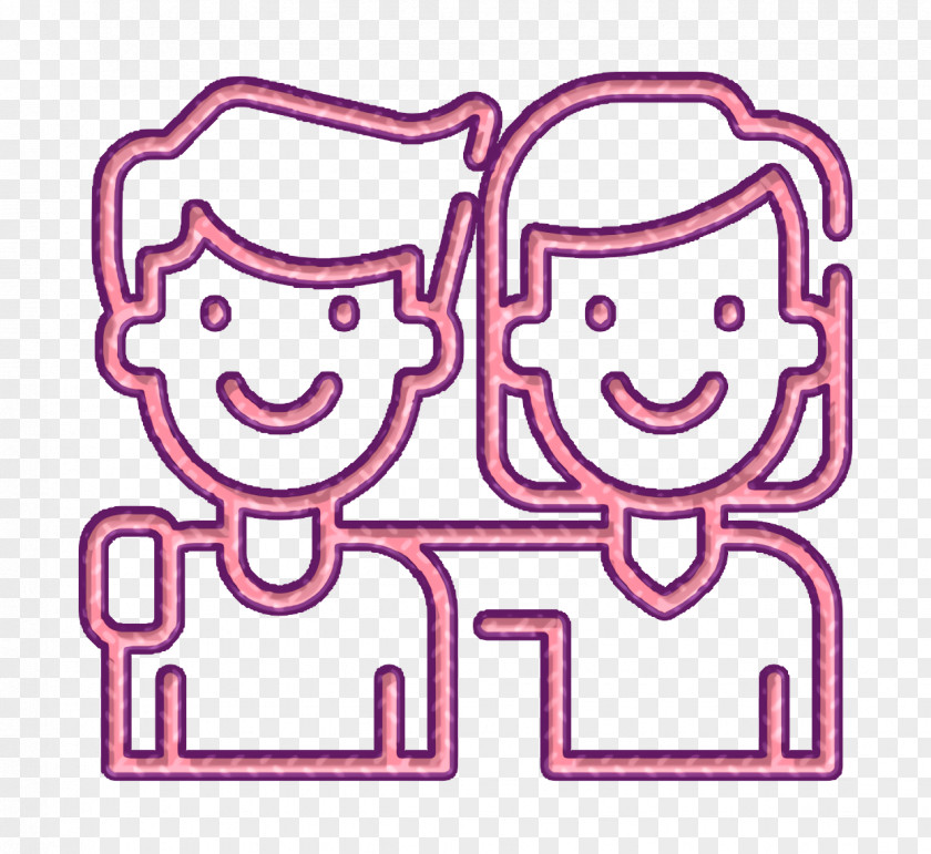 Smile Cheek Friendship Icon PNG