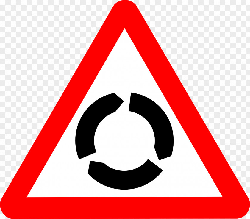 Traffic Signs The Highway Code Sign Roundabout Road Warning PNG