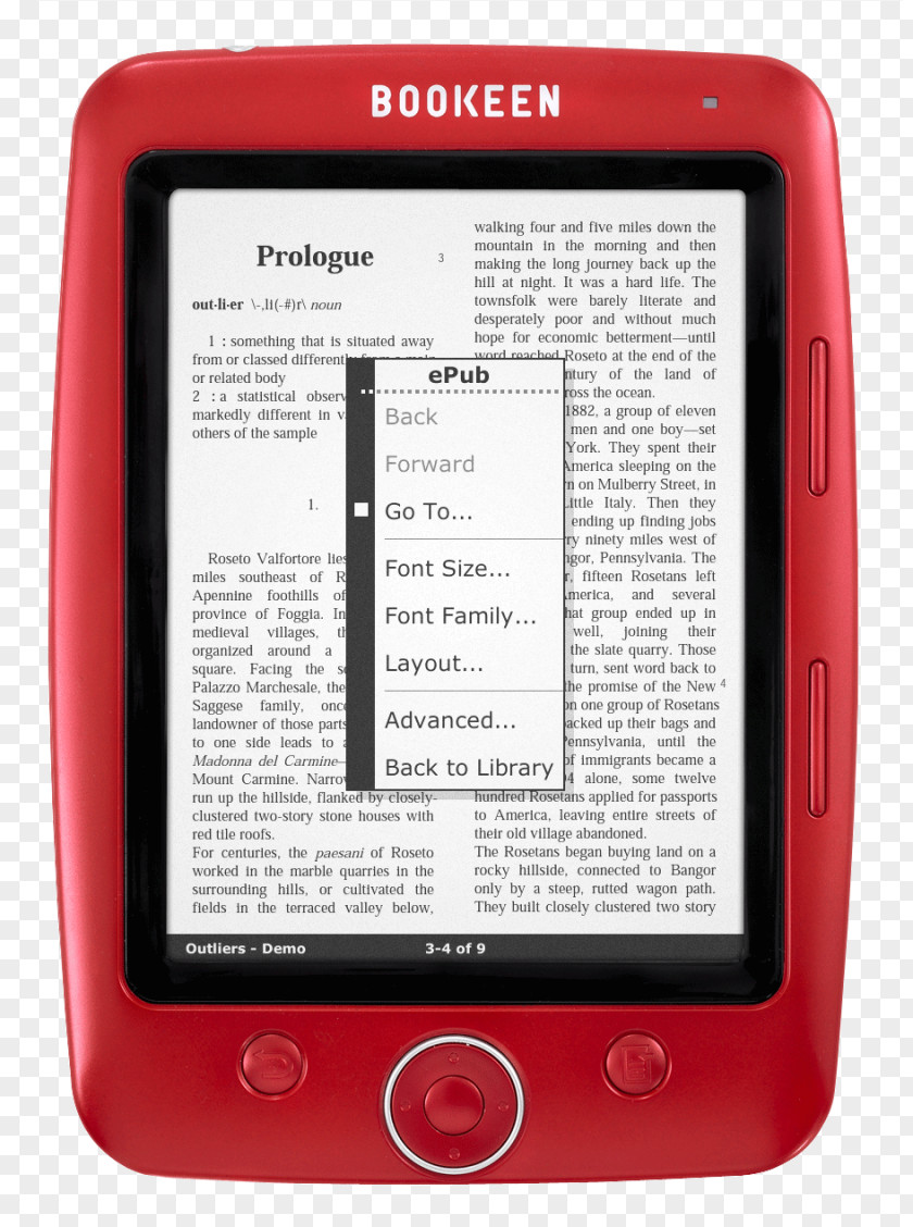 Bookeen Mobile Phones Comparison Of E-readers Cybook Opus PNG
