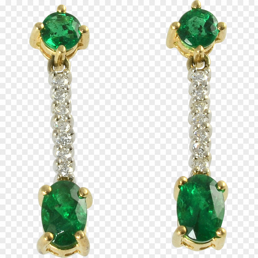 Emerald Earring Body Jewellery Diamond PNG