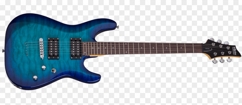 Blue Guitar Schecter Research C-6 Plus Electric Demon-6 C-1 Hellraiser PNG