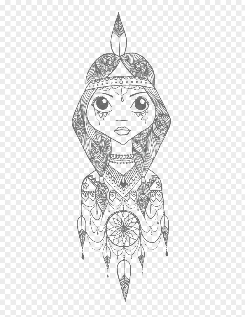 Child Coloring Book Drawing Adult Dreamcatcher PNG
