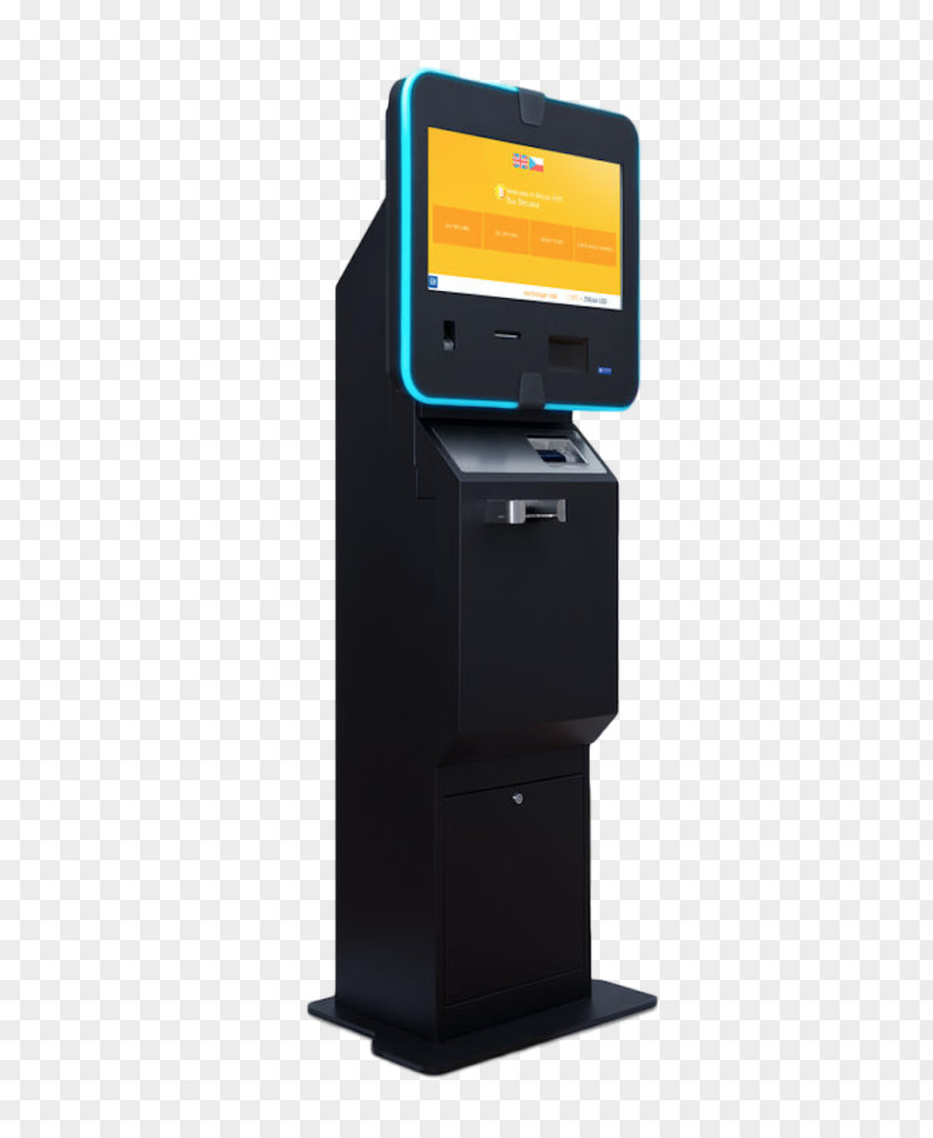 First Atm Bitcoin ATM Cryptocurrency General Bytes Automated Teller Machine PNG