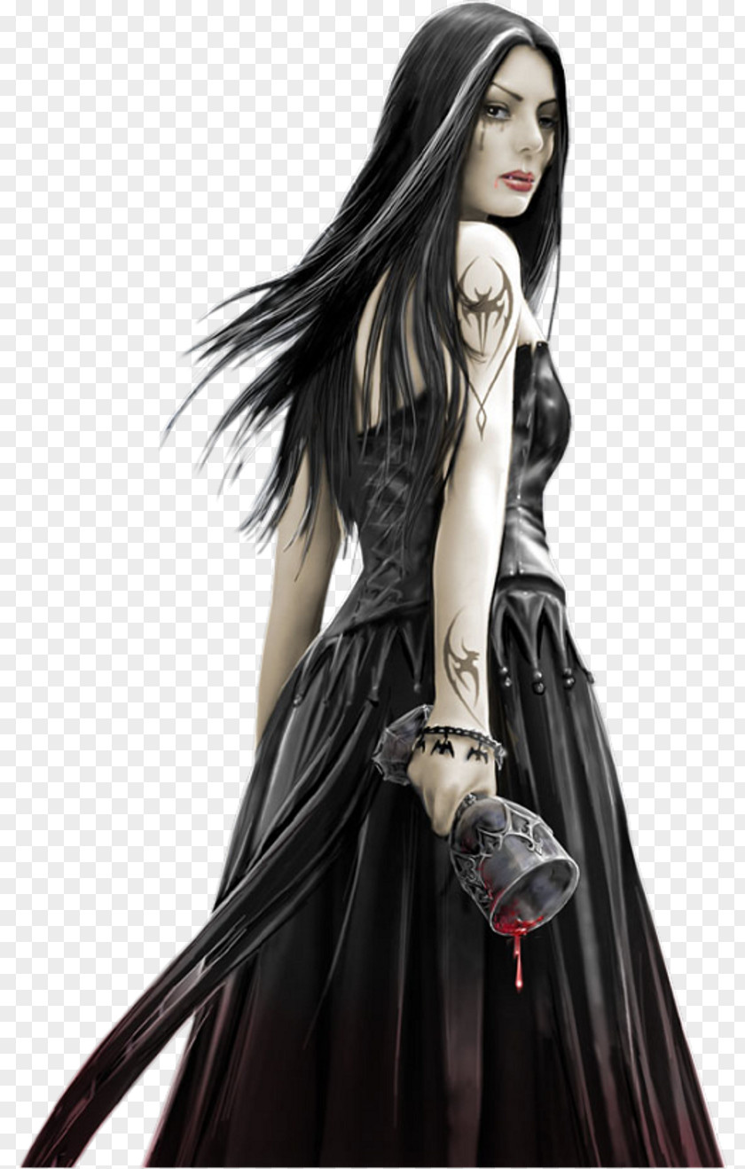 Gothic Jigsaw Puzzles Vampire Art Poster PNG