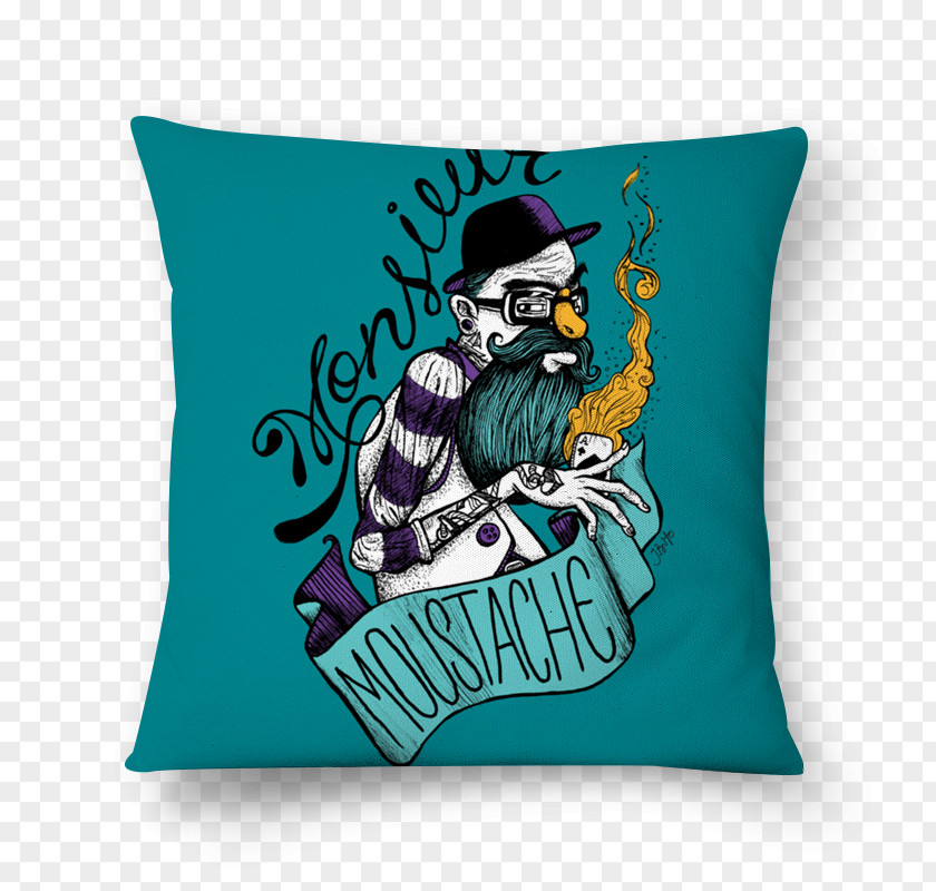 Pillow Throw Pillows Cushion Turquoise Font PNG