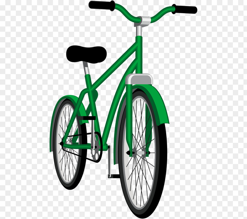 Bicycle Pedal Wheel Green Background Frame PNG
