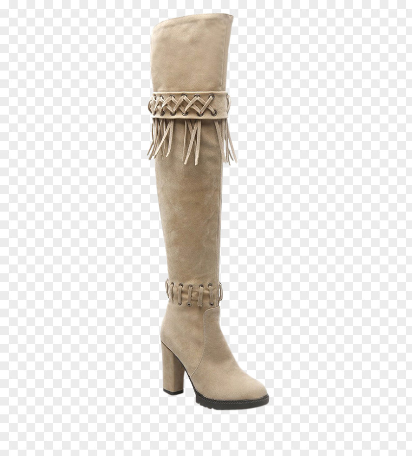Boot Suede Thigh-high Boots Shoe Knee-high PNG