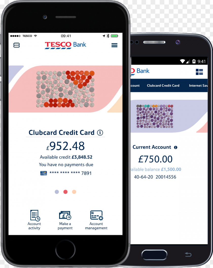 Credit Card Feature Phone Tesco Bank PNG