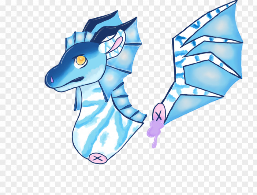 Dragon Seahorse Wings Of Fire Art PNG