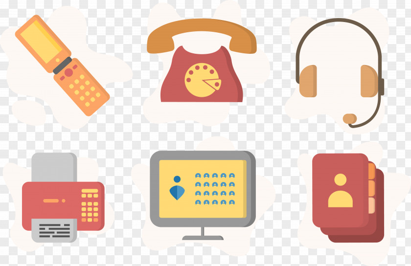 Mobile Phone Computer Set Telephone Download Icon PNG