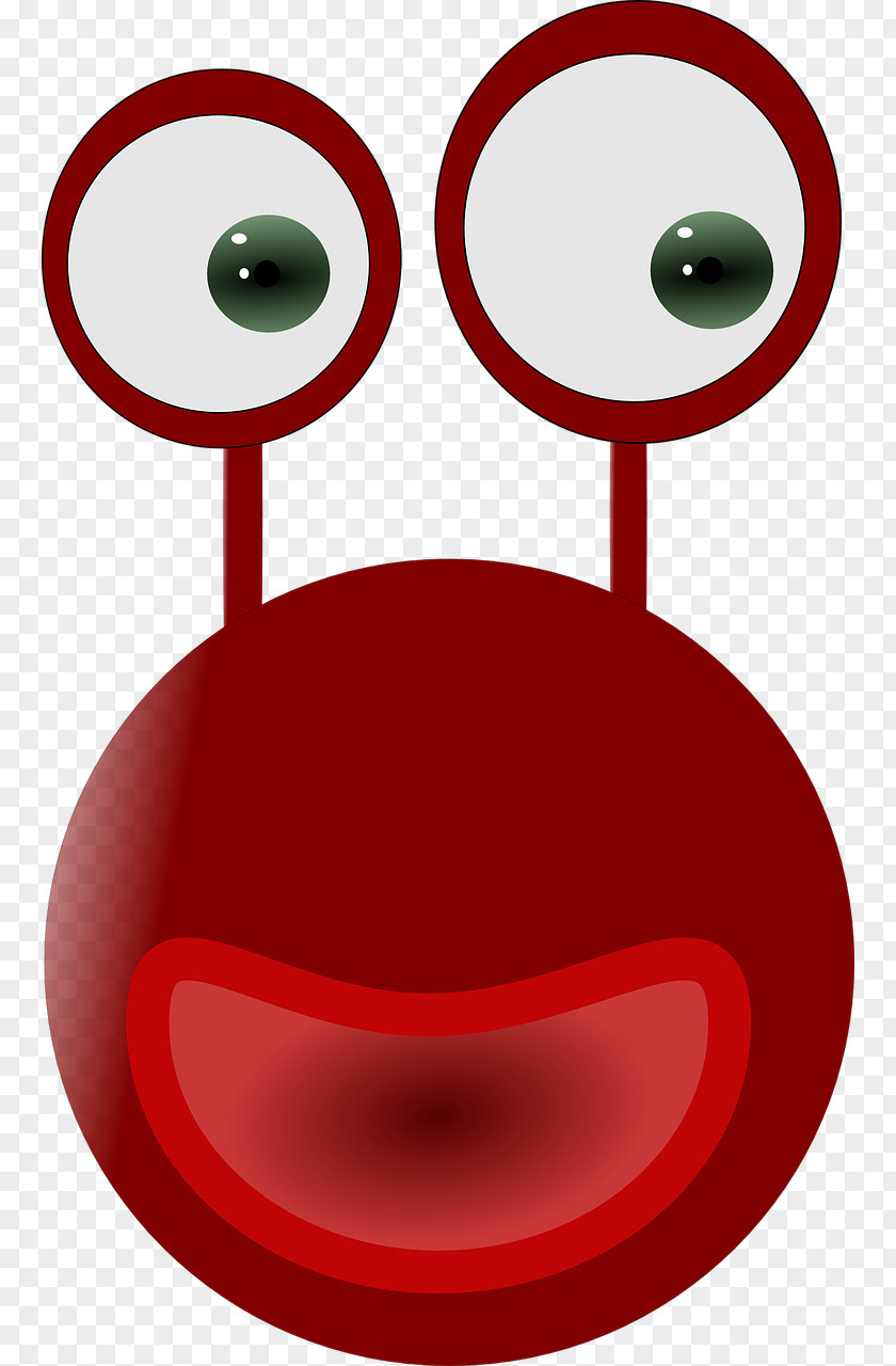 Smile Clip Art Red Frog Eye PNG