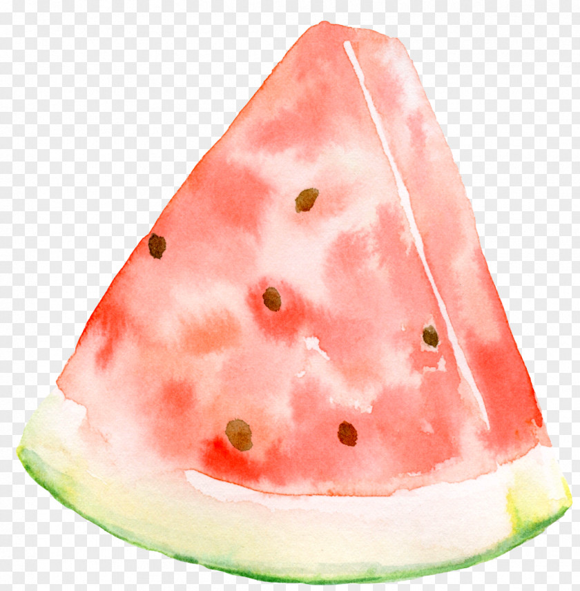 Watermelon Watercolor Painting PNG