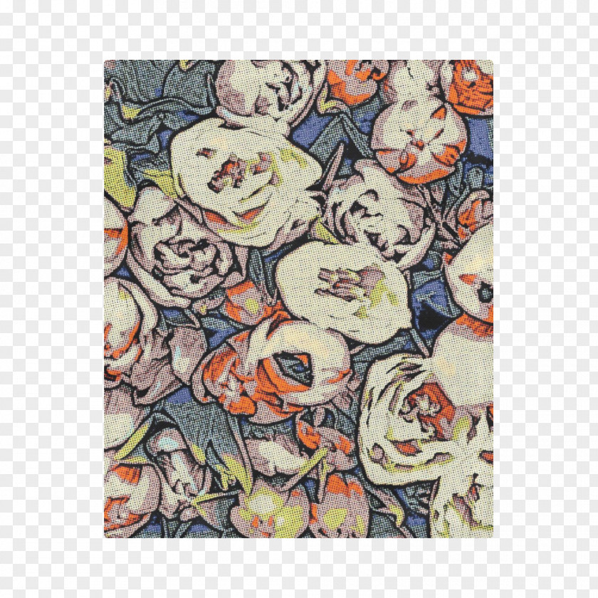 All Over Print Art Floral Design Tote Bag PNG