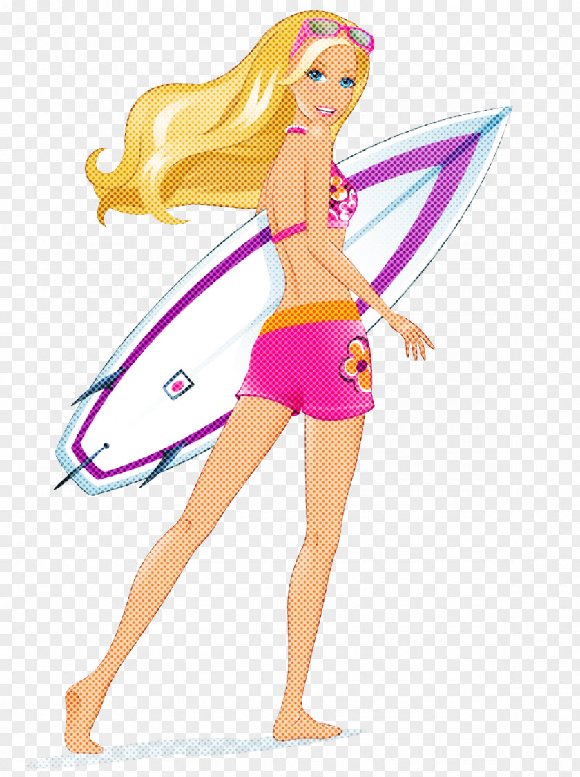 Cartoon Doll Barbie Toy PNG