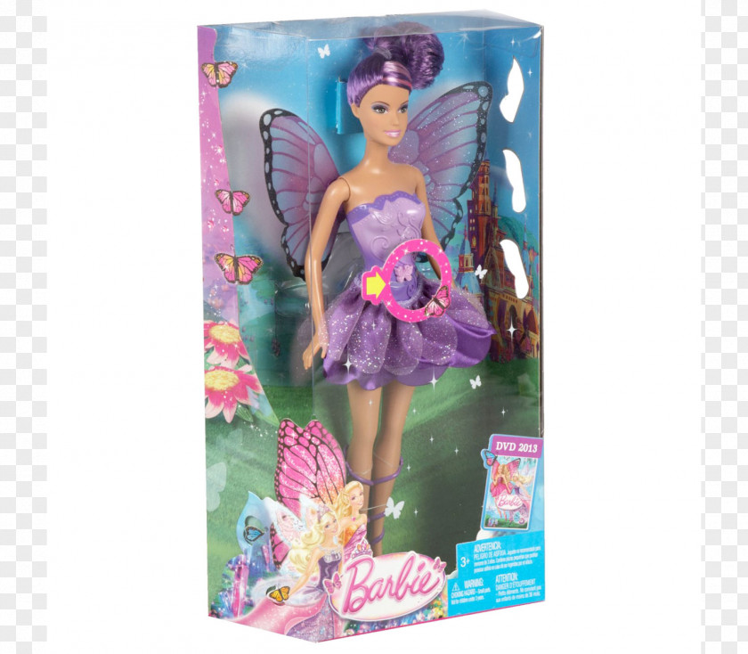 Barbie Mariposa And The Fairy Princess Doll Amazon.com Toy PNG