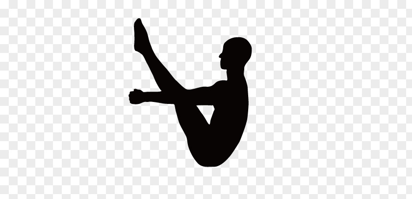 Fitness Silhouette Figures Physical PNG
