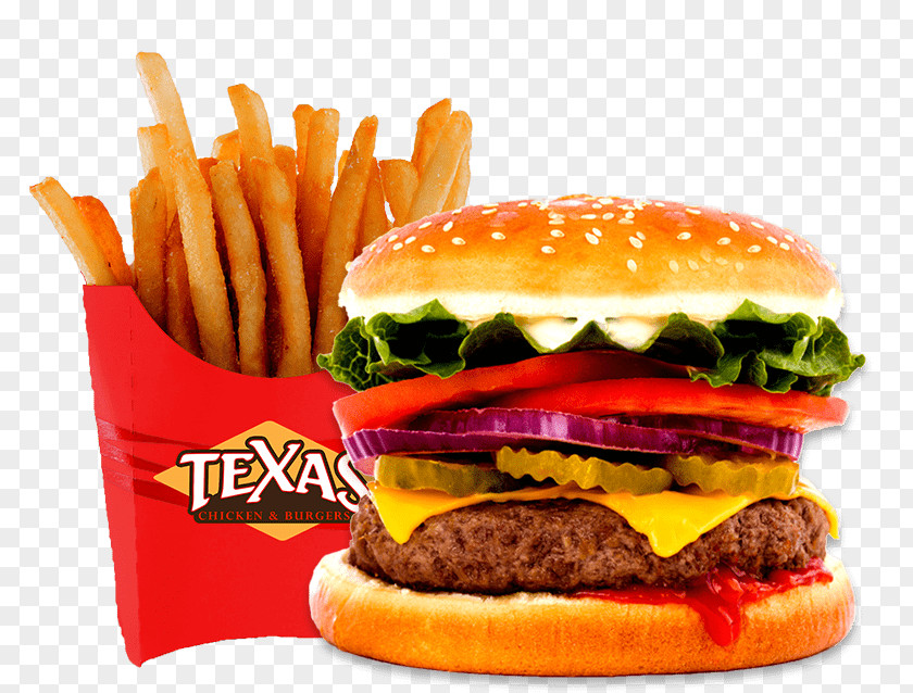 Fried Chicken French Fries Cheeseburger Hamburger Sandwich Whopper PNG