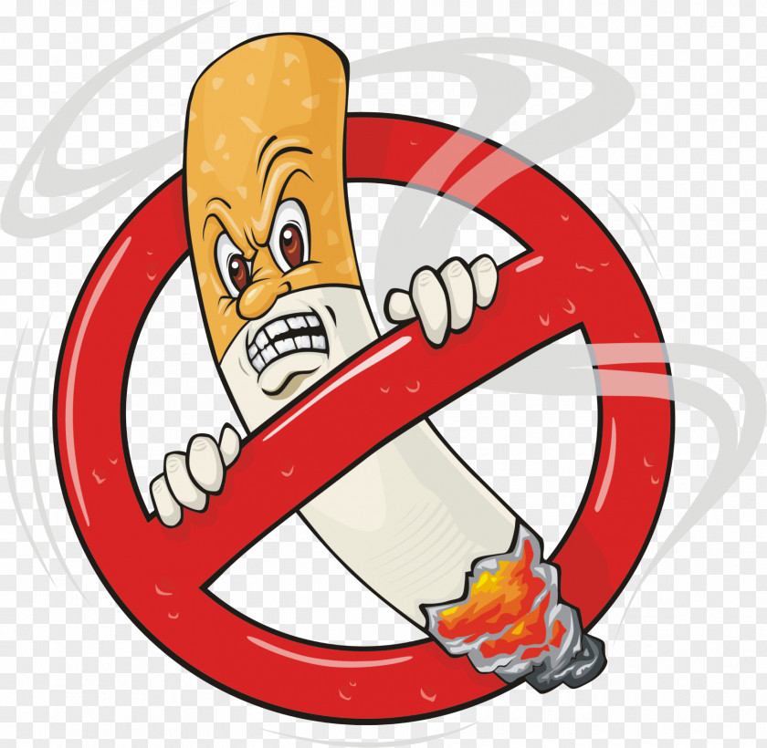 No Smoking Ban Cessation Sign Clip Art PNG