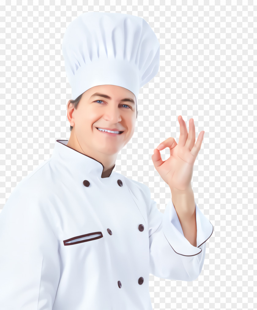 Gesture Baker Cook Chef's Uniform Chef Chief PNG