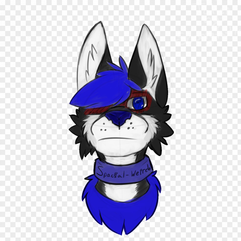 Hello There Cobalt Blue Animal Character PNG