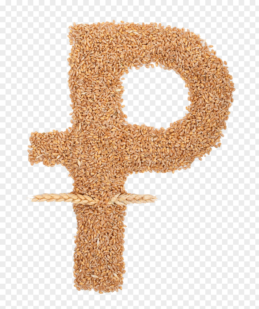 P Letters Consisting Of Wheat Ears Letter Gratis PNG