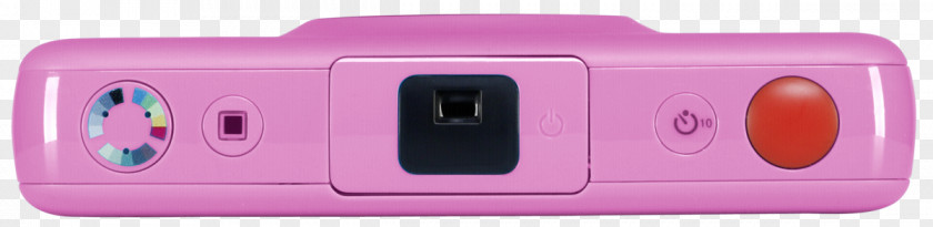 Pink Polaroid Snap Home Game Console Accessory Video Product Design PNG