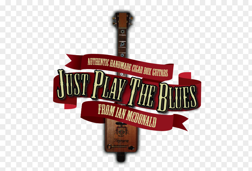 Play The Guitar Cigar Box Logo Blues PNG