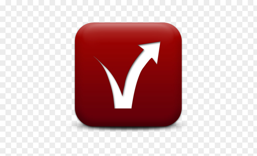 Red Arrow Symbol Sign Pointer PNG
