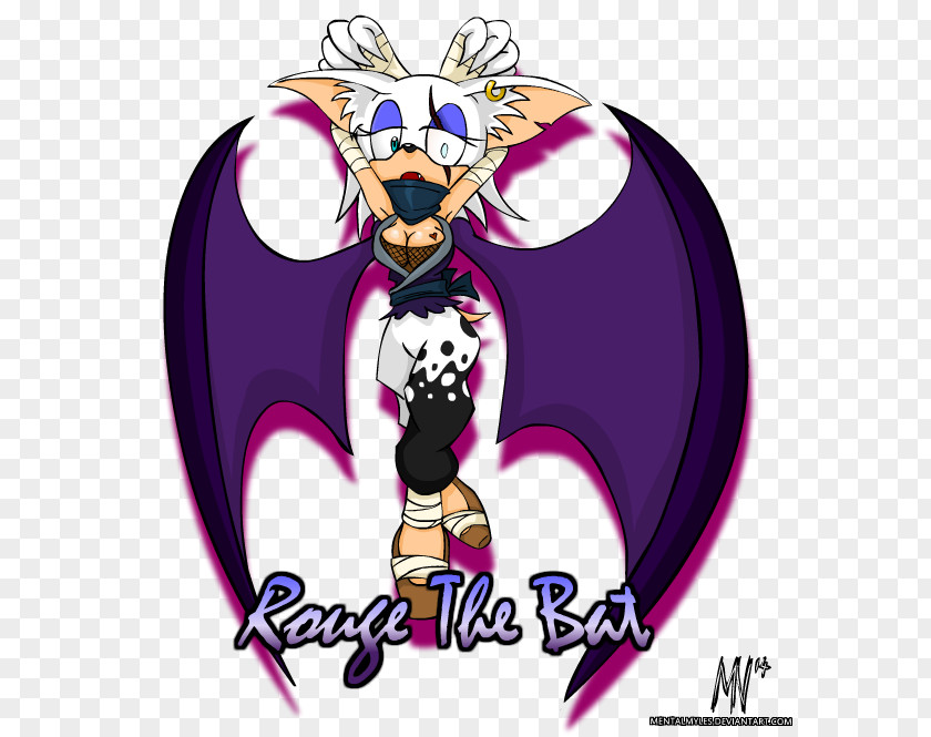 Rouge The Bat Boom Animal Character Font PNG