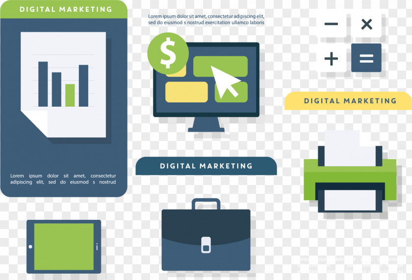 Digital Marketing Adobe Illustrator Icon PNG