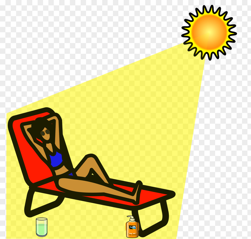 Line Cartoon Garden Furniture Clip Art PNG