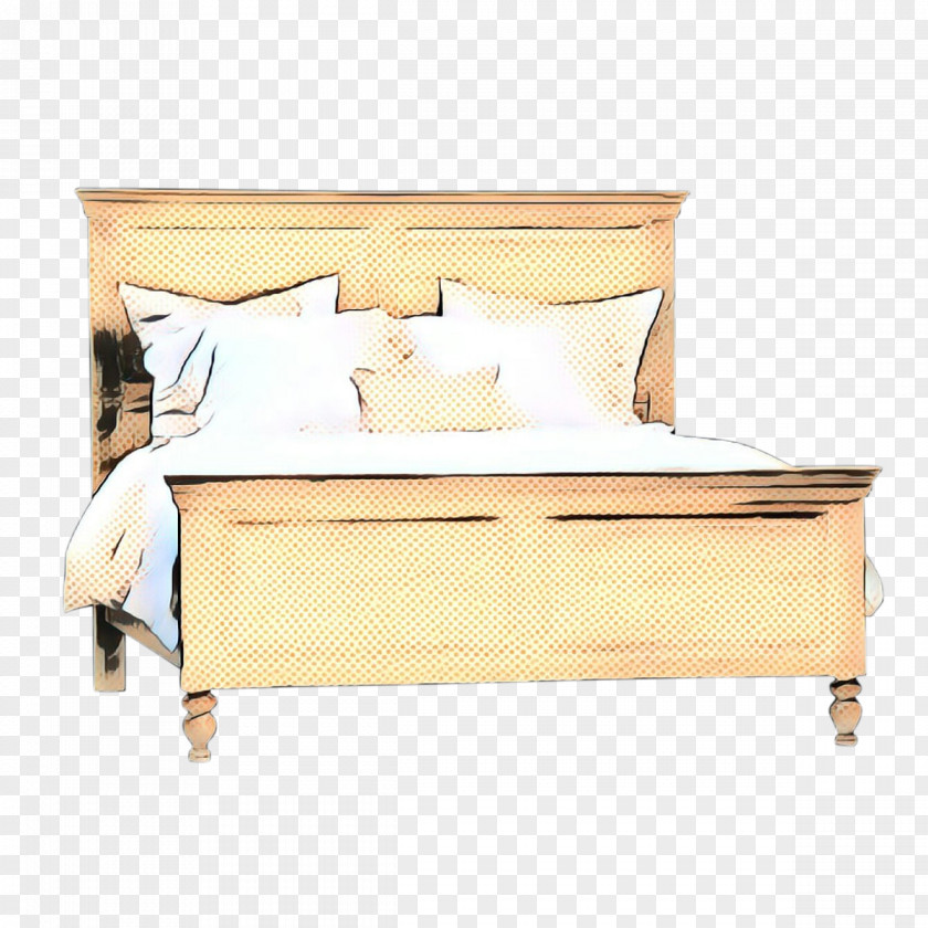 Table Wood Furniture Bed Frame Yellow Bedding PNG