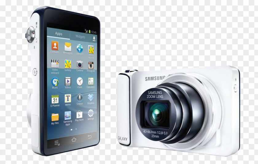 Zoom Samsung Galaxy Camera 2 Android Jelly Bean PNG