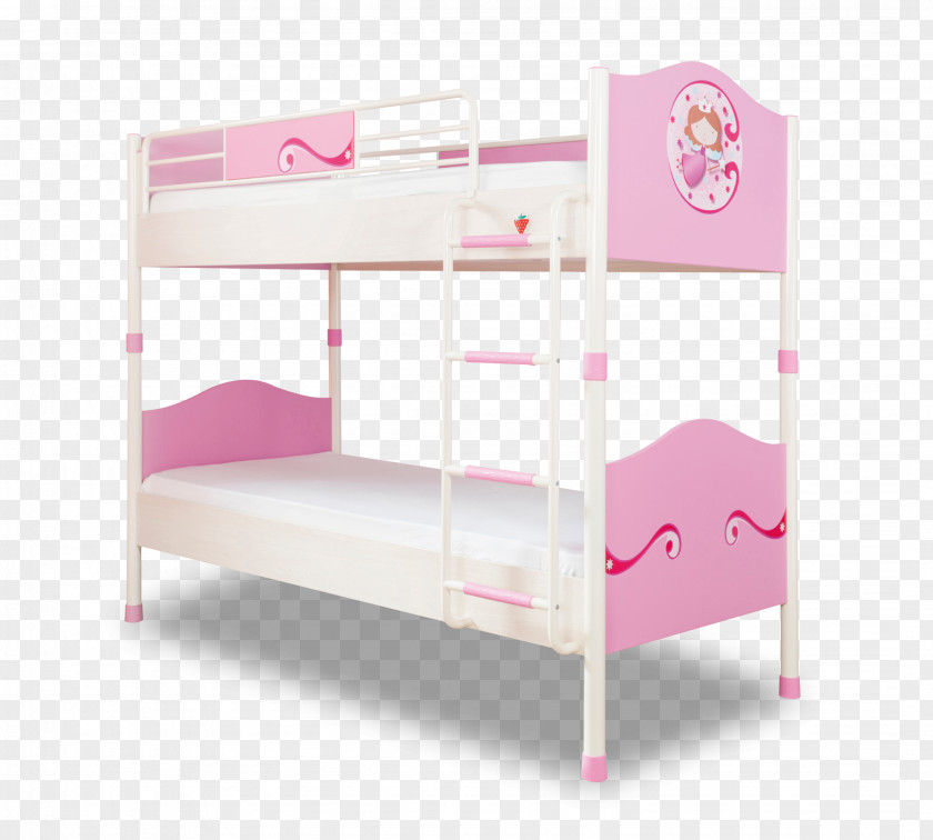 Bed Bunk Furniture Bedside Tables Room PNG